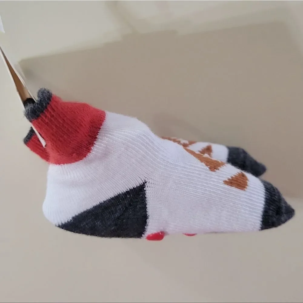 Angel of Mine Baby Booties with Football Design